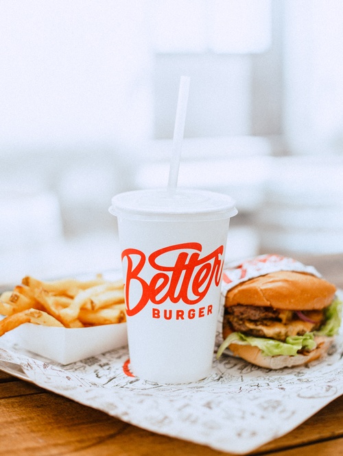 Better Burger Drink Fast Food