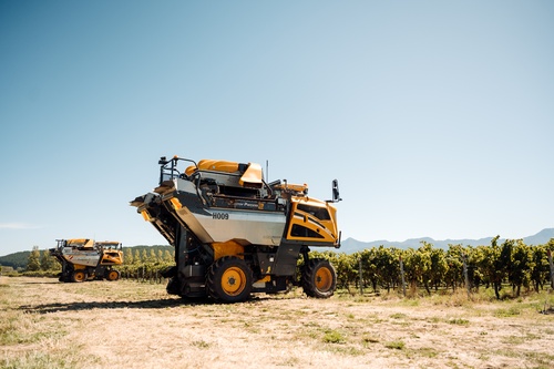 Mechanical Grape Harvester