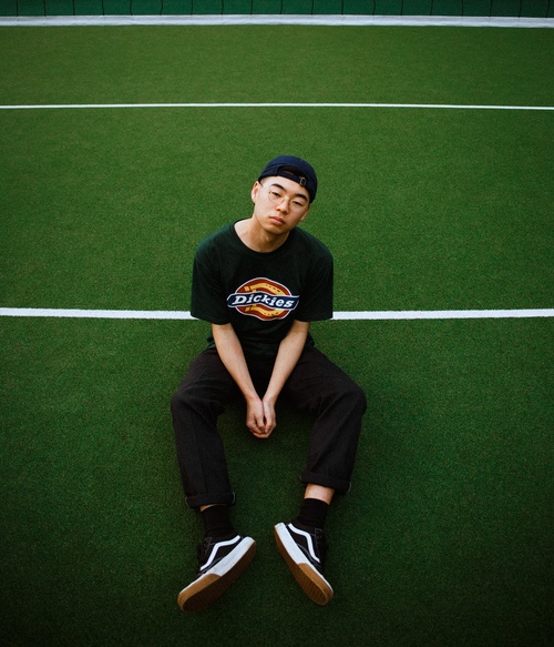 Rapper Hans Tennis Court Portrait Dickies