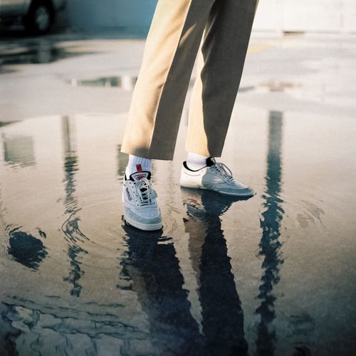 Reeboks Puddle Reflection