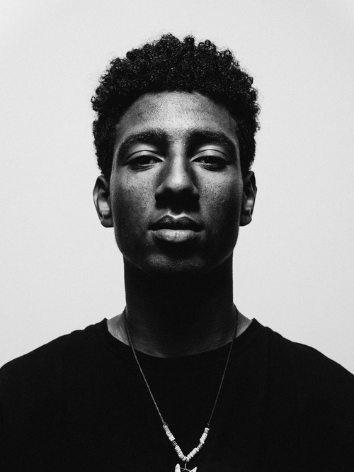 Samuel Negash Black & White Portrait